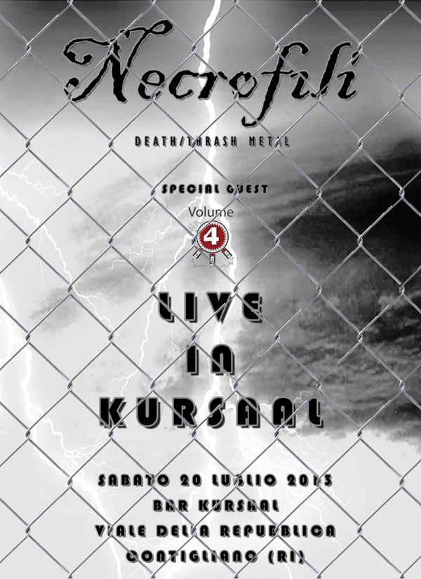 Necrofili - Live - 20 Luglio 2013 - Contigliano (Rieti) - Kursaal